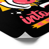 Poster Drôle Bowling 7e Anniversaire Rollin' Into 7 (Coin)