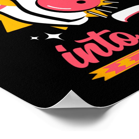 Poster Drôle Bowling 7e Anniversaire Rollin' Into 7 (Coin)