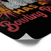 Poster Drôle Bowling Mon Équipe De Boissons A Un Probl De (Coin)