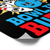 Poster Drôle Bowling Toddler Le Futur Bowling Buddy de pa (Coin)