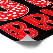 Poster Drôle Bruh 67 Six Sept Mème Saint-Valentin Hommes (Coin)