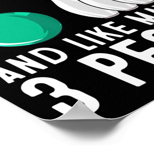 Poster Drôle cadeau Bowling pour femmes Hommes Cool Bowle (Coin)