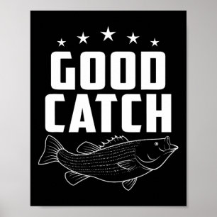 Poster Drôle Cadeaux de pêche bonne prise