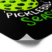 Poster Drôle cadeaux de Pickleball (Coin)