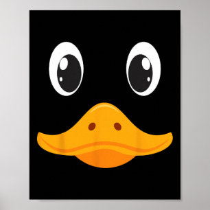 Poster Drôle Canard Costume Visage Pour Hommes Adultes En