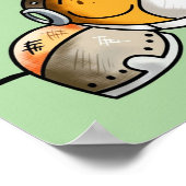 Poster Drôle Cartoon Cheval (Coin)