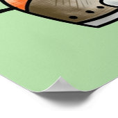 Poster Drôle Cartoon Cheval (Coin)