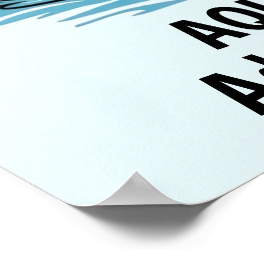 Poster Drôle Cartoon Cloud (Coin)