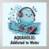 Poster Drôle Cartoon Cloud (Devant)