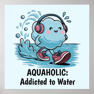 Poster Drôle Cartoon Cloud