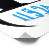 Poster Drôle Chat Swatant Orange Off Table Sur La Date De (Coin)