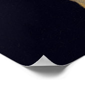 Poster Drôle chien fille avec une perle oreille Vermeer P (Coin)