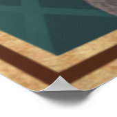 Poster Drôle Chien Nice Butt Salle de bain Wall Art (Coin)