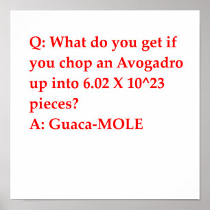 Poster drôle, chimiste, expérience, recherche,