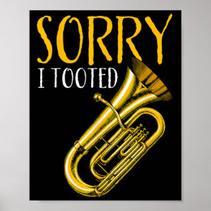 Poster Drôle Citation Musique Musique Désolé J'Ai Toqué F