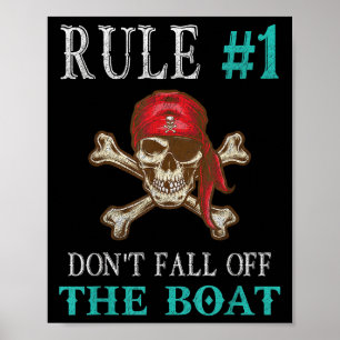 Poster Drôle Citation Pirate Tampa Gasparilla Crossbones 