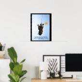 Poster drôle - Claude et Percy (Bureau à domicile)