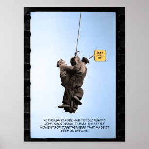 Poster drôle - Claude et Percy