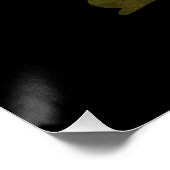 Poster Drôle Conception de poulet - F-Caw-F Cartoon Anima (Coin)