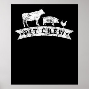 Poster Drôle Cow Cog Poulet Amateurs de cadeaux   Funny B