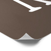 Poster drôle cuisine pain mot art (Coin)