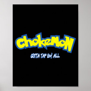 Poster Drôle Cute Chokemon Jiu Jitsu