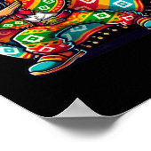 Poster Drôle Dabbing Boys Mexicain Poncho Cinco De Mayo (Coin)