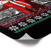 Poster Drôle Daddy Accueil Trump laide Sweater de Noël Xm (Coin)