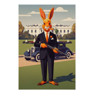 Poster Drôle d'Américain