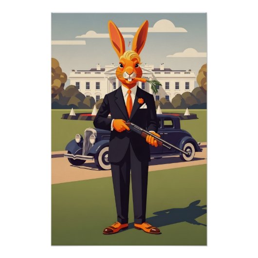Poster Drôle d'Américain (Devant)
