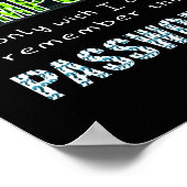 Poster drôle de blague informatique de bureau pour travai (Coin)