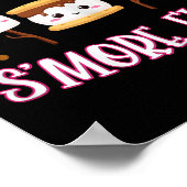 Poster Drôle de camping Smores Filles ont plus de plaisir (Coin)