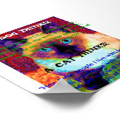 Poster drôle de chat (Coin)