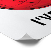 Poster drôle de chat Cattitude (Coin)