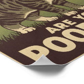 Poster drôle de chat | Es-Tu En Train De Cacher ?  (Coin)