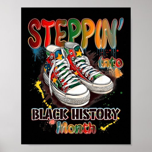 Poster Drôle de chaussures pour entrer dans l'histoire de (Devant)