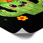 Poster Drôle de Cinco De Mayo Cactus Sombrero Fiesta (Coin)