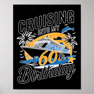Poster Drôle de Croisière Pour Mes 60 Ans En Méditerranée