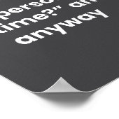 Poster drôle de définition de barbier (Coin)