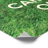 Poster Drôle de garder le calme et de continuer (Coin)