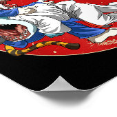 Poster Drôle de Jiu Jitsu Brésilien et Grappling (Coin)