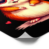 Poster Drôle de jour de la marmotte Mignon amateur de ham (Coin)