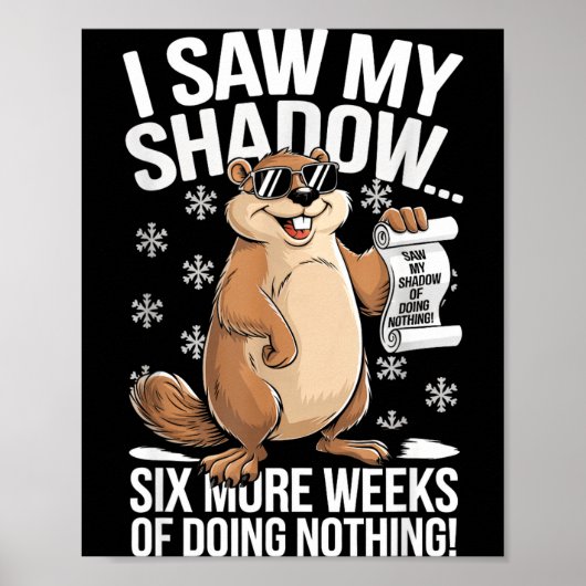 Poster Drôle de Jour de la marmotte Six semaines de plus (Devant)
