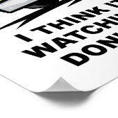 Poster drôle de la chasse de la police Donut (Coin)