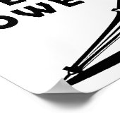 Poster drôle de la tour "I Fell" (Coin)