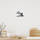 Poster drôle de la tour "I Fell" (Cuisine)