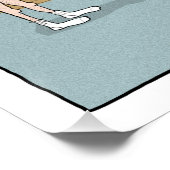 Poster Drôle de lait de la vache (Coin)