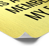 Poster Drôle de membre principal de la famille royale (Coin)