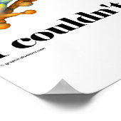 Poster Drôle de ne pas donner un dessin de grenouille (Coin)