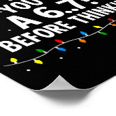 Poster Drôle de Noël 6 7 Mème Le plus susceptible de dire (Coin)